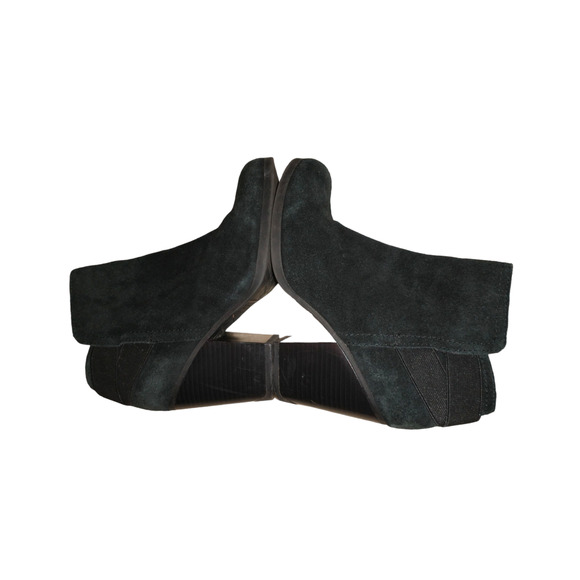 Reaction Kenneth Cole Women’s Black Suede Booties Size US 6M Normcore Fall Ready - Picture 8 of 13